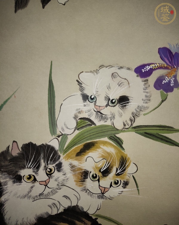古玩孫菊生群嘻戲圖真品鑒賞圖