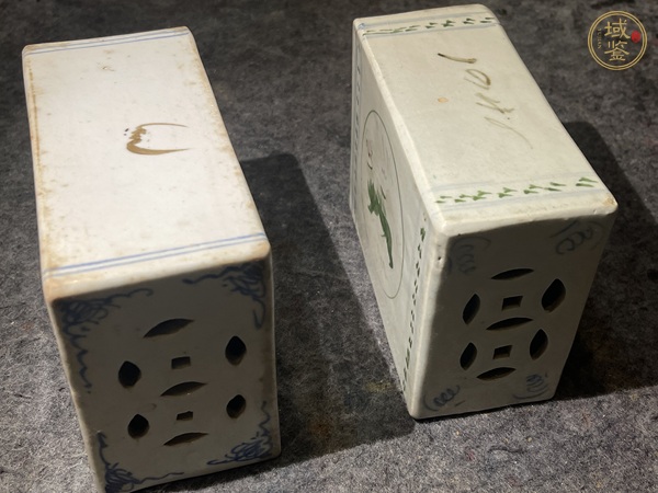 古玩陶瓷粉彩脈枕真品鑒賞圖