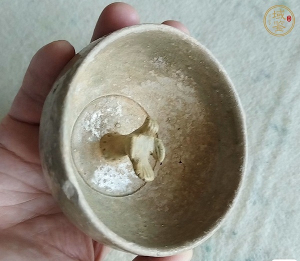 古玩陶瓷青瓷盞真品鑒賞圖