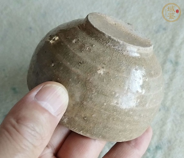 古玩陶瓷青瓷盞真品鑒賞圖