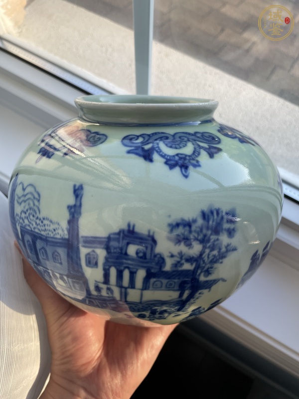 古玩陶瓷青花罐真品鑒賞圖