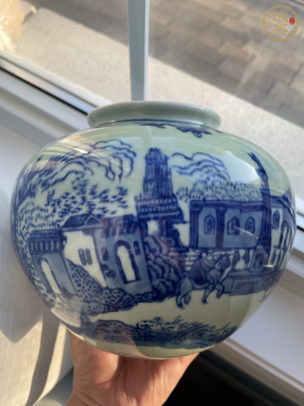 古玩陶瓷青花罐真品鑒賞圖