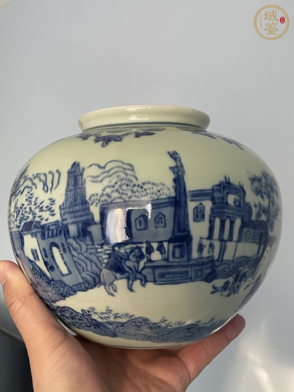 古玩陶瓷青花罐真品鑒賞圖