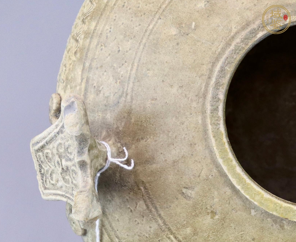古玩漢代青瓷瓿真品鑒賞圖