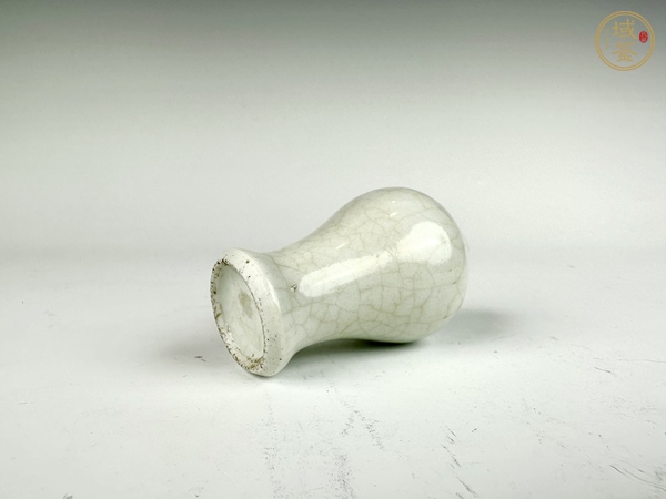 古玩陶瓷清晚期·哥釉梅瓶真品鑒賞圖