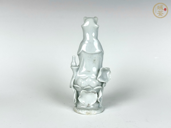古玩陶瓷清晚期·德化凈水觀音像真品鑒賞圖