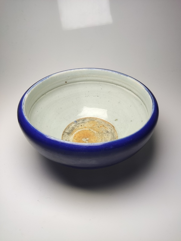 古玩陶瓷清中期·霽藍釉洗式香爐拍賣,當前價格1980元