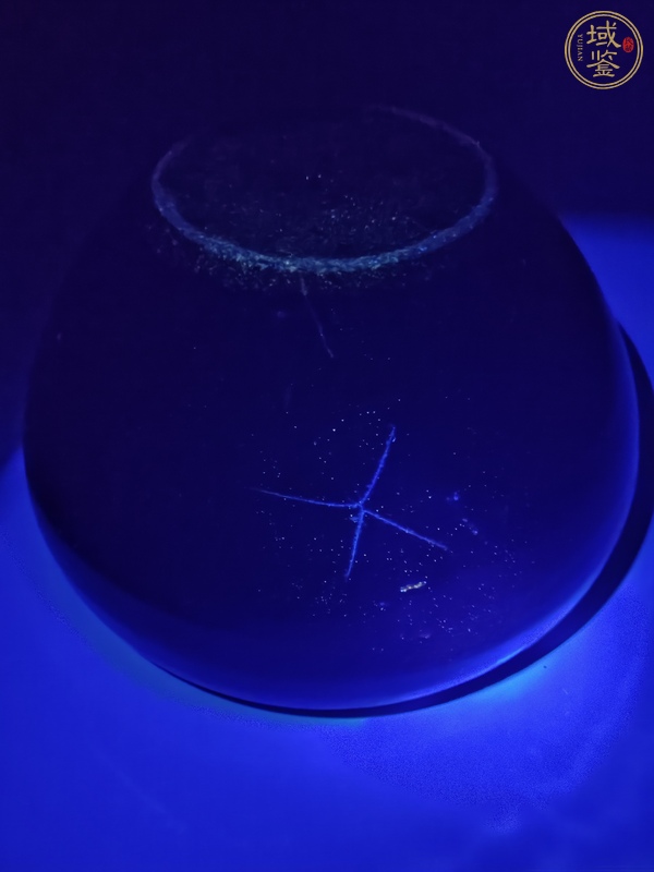 古玩陶瓷藍釉洗式香爐真品鑒賞圖