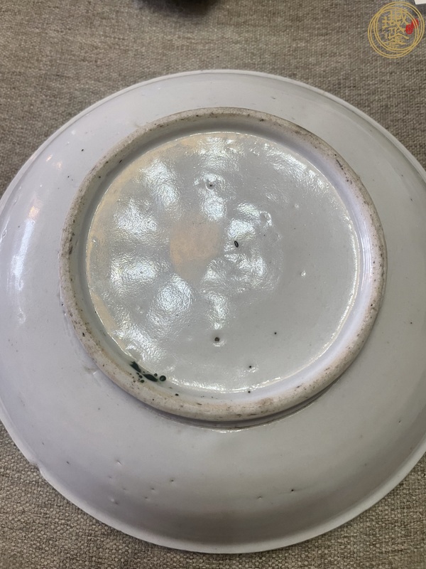 古玩陶瓷粉彩盤真品鑒賞圖