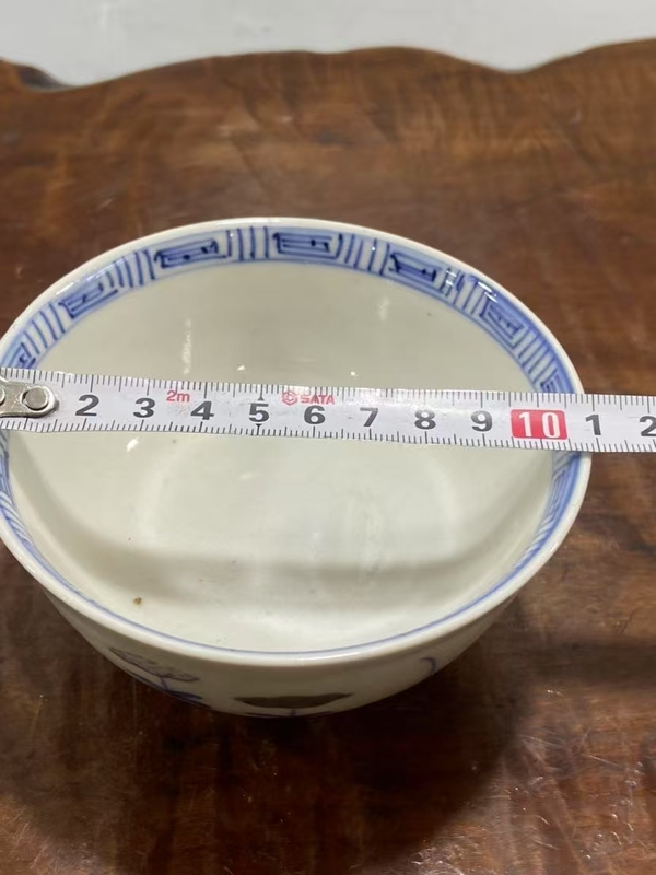 古玩陶瓷晚清民國青花釉里紅蓋碗拍賣，當前價格298元