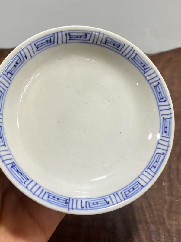 古玩陶瓷晚清民國青花釉里紅蓋碗拍賣，當前價格298元
