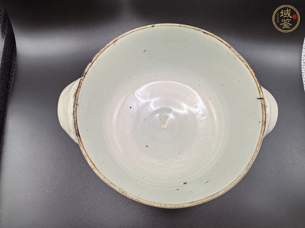 古玩陶瓷青花福字蓋缸真品鑒賞圖