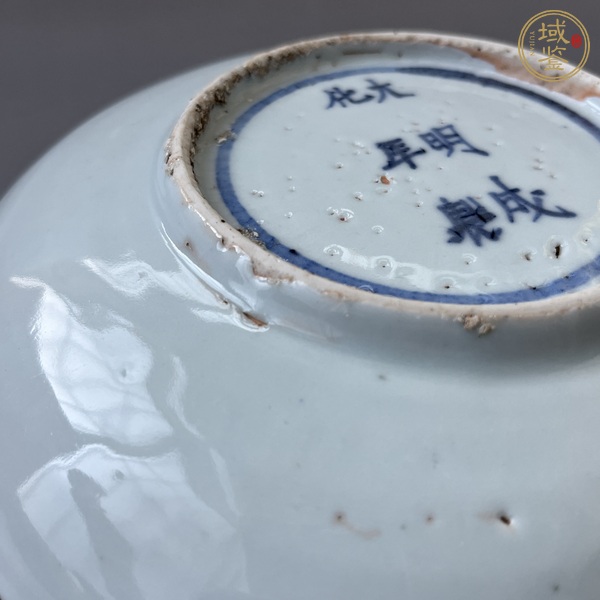 古玩陶瓷青花松鶴紋盤真品鑒賞圖