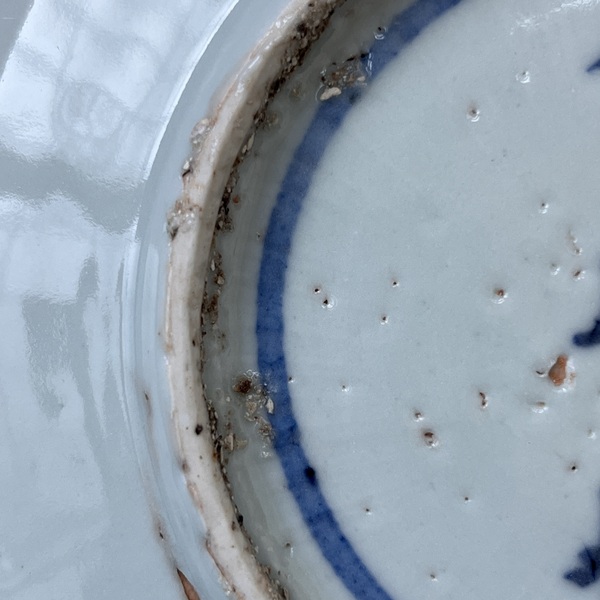 古玩陶瓷青花松鶴紋盤拍賣，當前價格8800元
