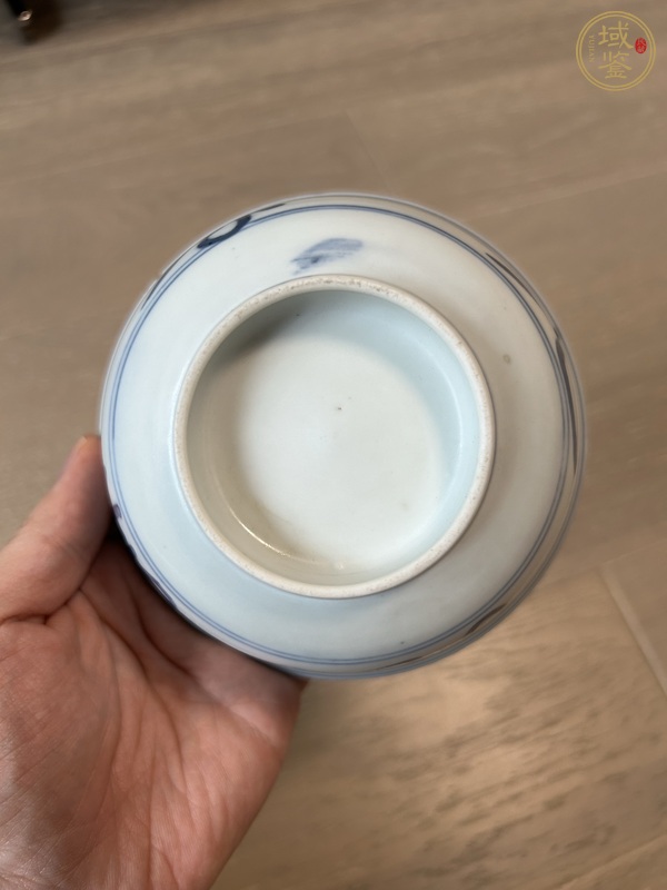 古玩陶瓷青花瑞獸紋茶碗真品鑒賞圖
