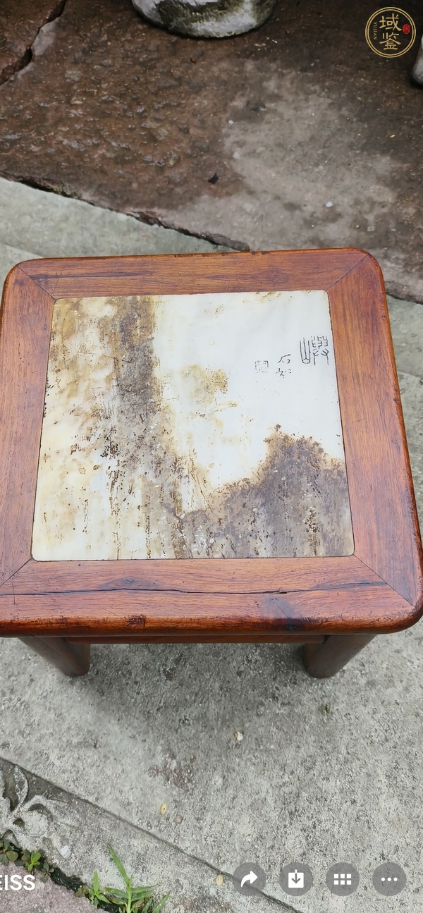 古玩雜項(xiàng)黃花梨方凳真品鑒賞圖