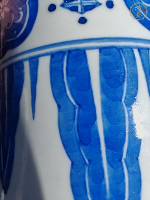 古玩陶瓷青花花觚真品鑒賞圖