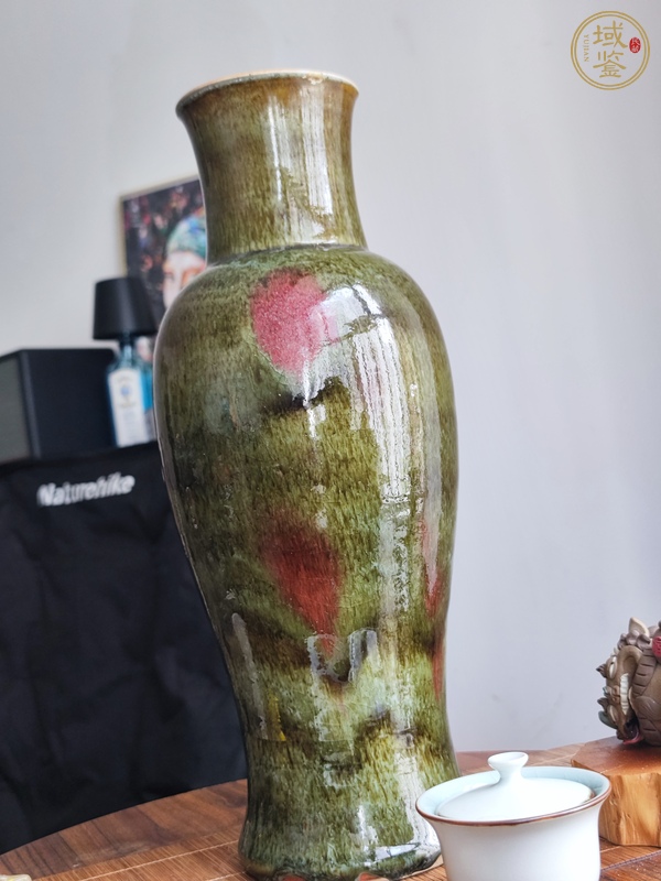 古玩陶瓷三陽開泰品種觀音瓶真品鑒賞圖
