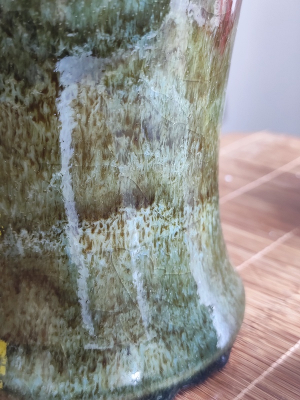 古玩陶瓷三陽開泰品種觀音瓶拍賣,當前價格4200元