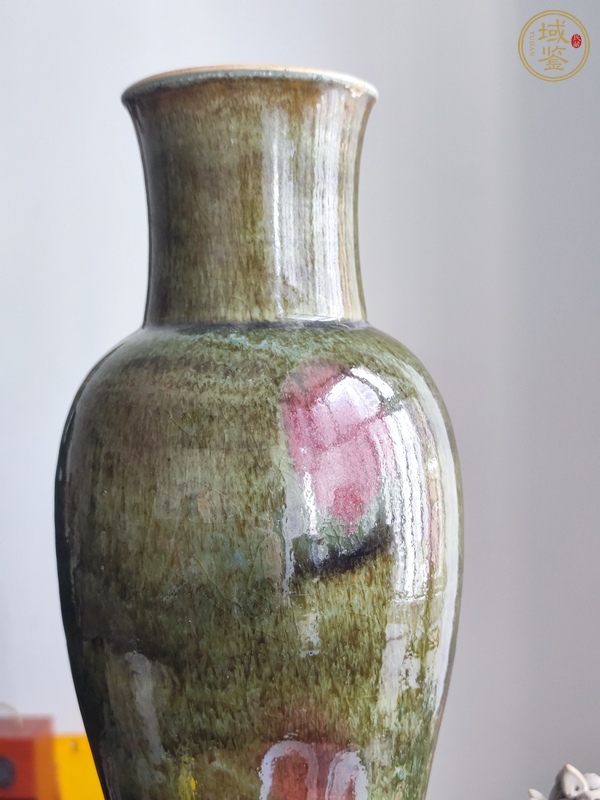 古玩陶瓷三陽開泰品種觀音瓶真品鑒賞圖