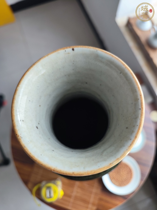 古玩陶瓷三陽開泰品種觀音瓶真品鑒賞圖
