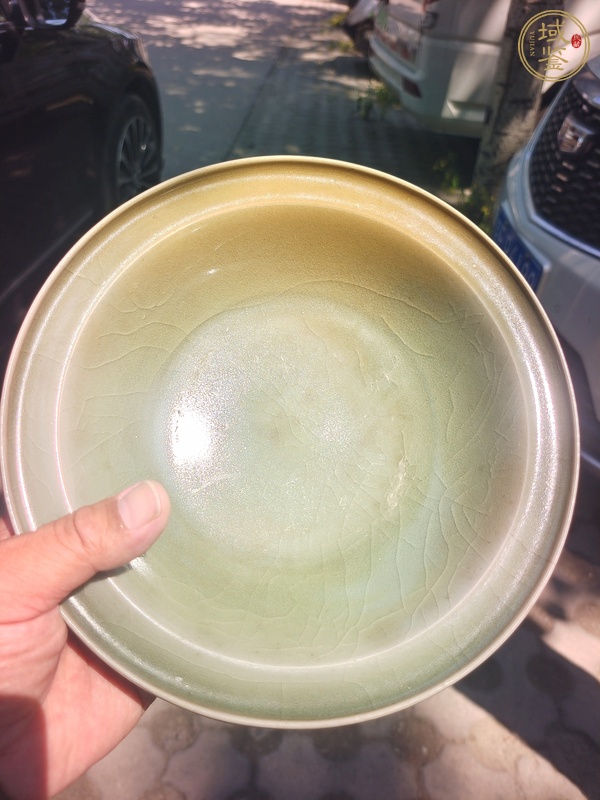 古玩陶瓷龍泉筆洗真品鑒賞圖
