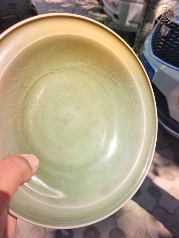 古玩陶瓷龍泉筆洗真品鑒賞圖