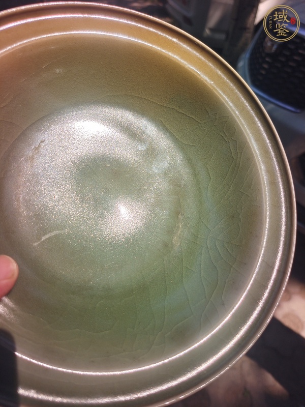 古玩陶瓷龍泉筆洗真品鑒賞圖