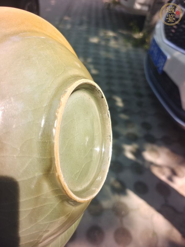 古玩陶瓷龍泉筆洗真品鑒賞圖