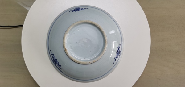 古玩陶瓷德化窯青花盤拍賣，當(dāng)前價格5800元