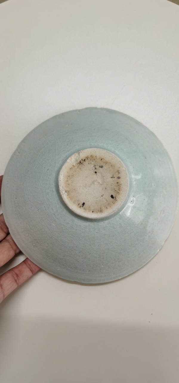 古玩陶瓷青白釉刻花葵口碗拍賣，當前價格2600元
