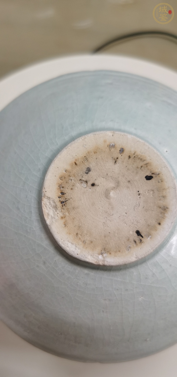 古玩陶瓷青白釉刻花葵口碗真品鑒賞圖