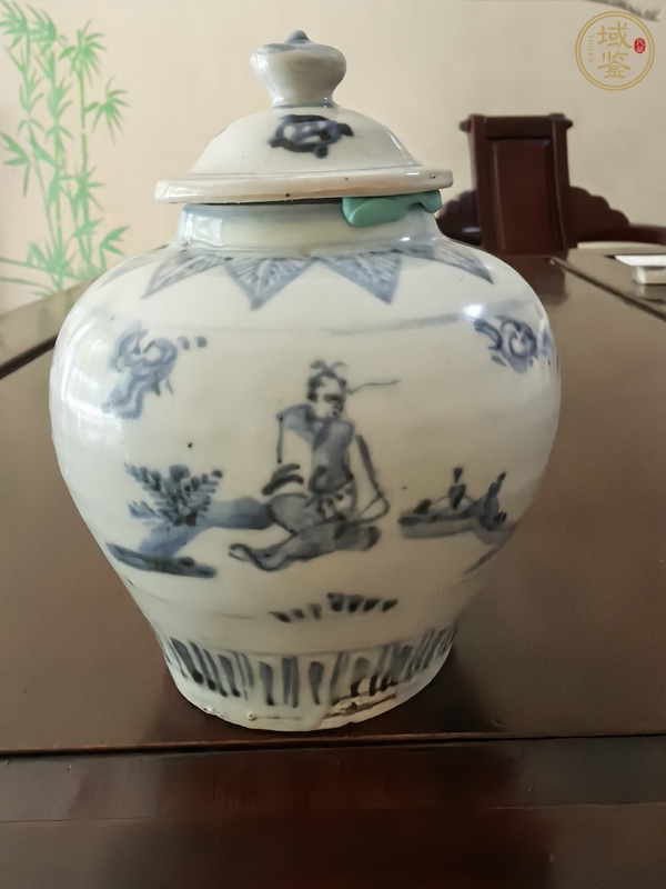 古玩陶瓷青花罐真品鑒賞圖