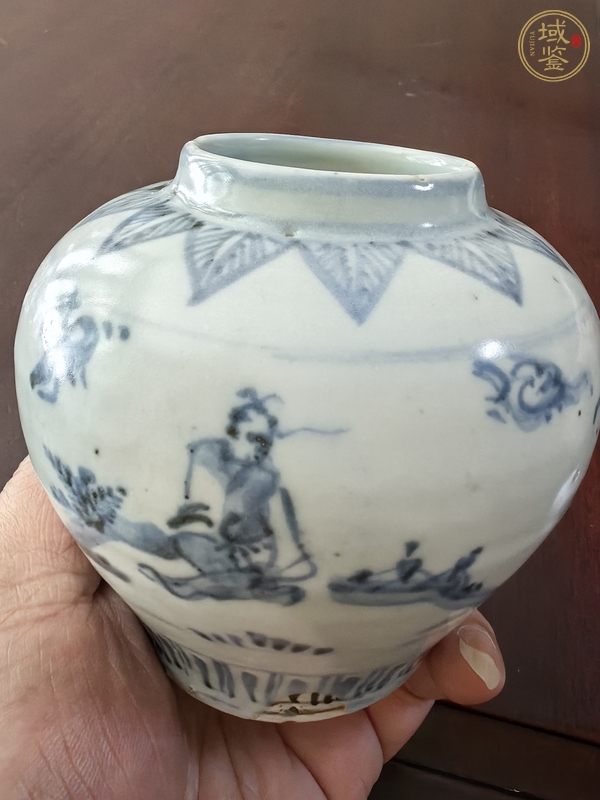 古玩陶瓷青花罐真品鑒賞圖