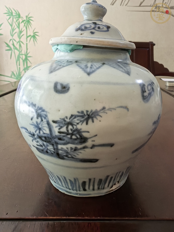 古玩陶瓷青花罐真品鑒賞圖