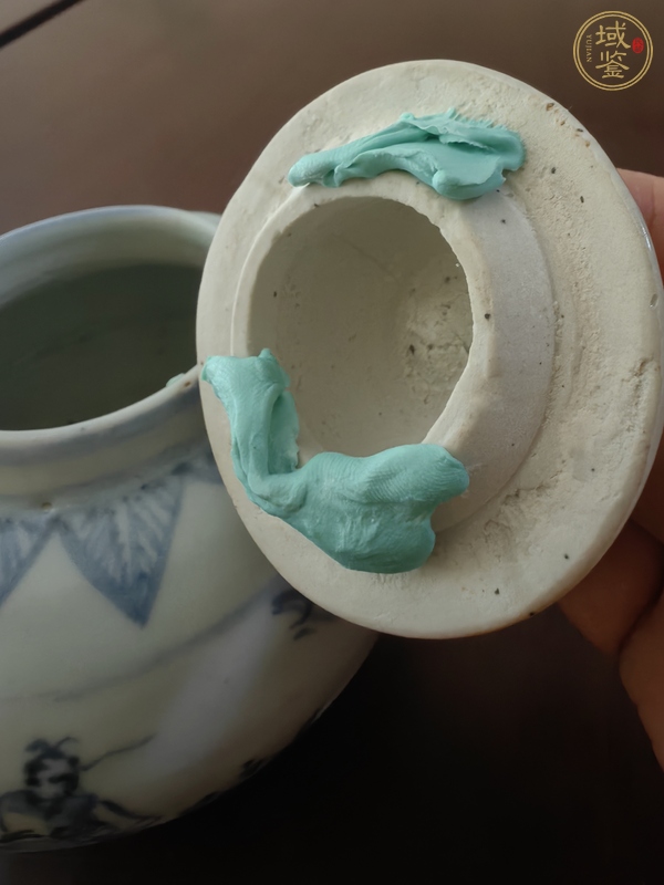 古玩陶瓷青花罐真品鑒賞圖