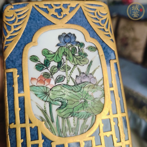古玩陶瓷四方瓶真品鑒賞圖