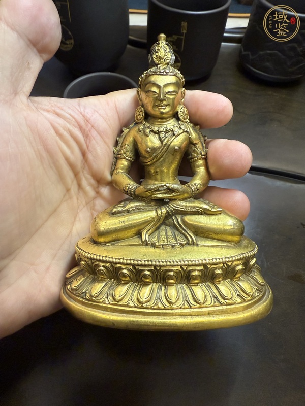 古玩無(wú)量壽佛真品鑒賞圖
