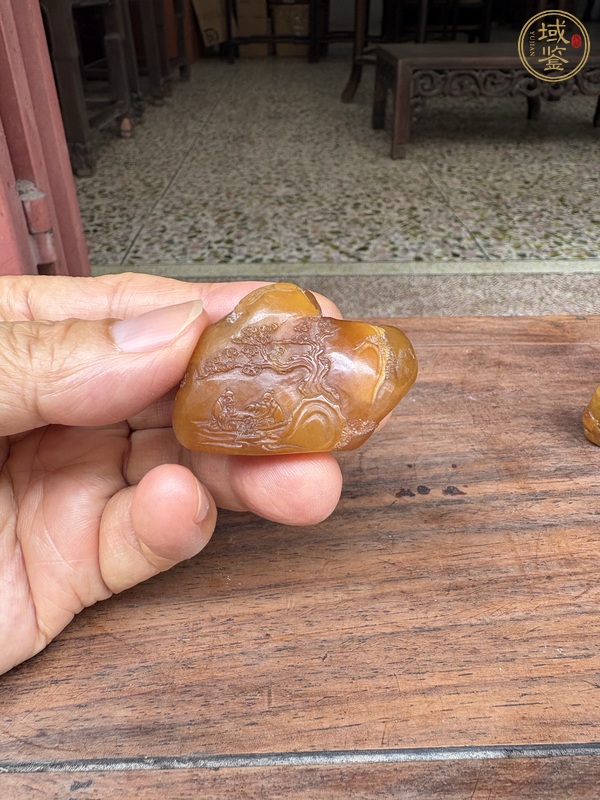 古玩雜項(xiàng)壽山田黃石擺件真品鑒賞圖