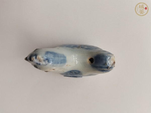 古玩陶瓷青花公雞水滴真品鑒賞圖