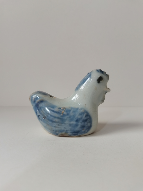古玩陶瓷青花公雞水滴拍賣，當前價格0元