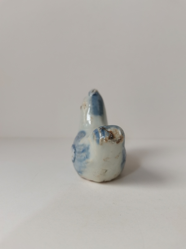 古玩陶瓷青花公雞水滴拍賣，當前價格0元