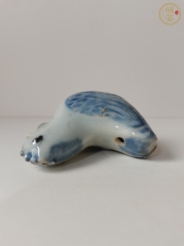 古玩陶瓷青花公雞水滴真品鑒賞圖