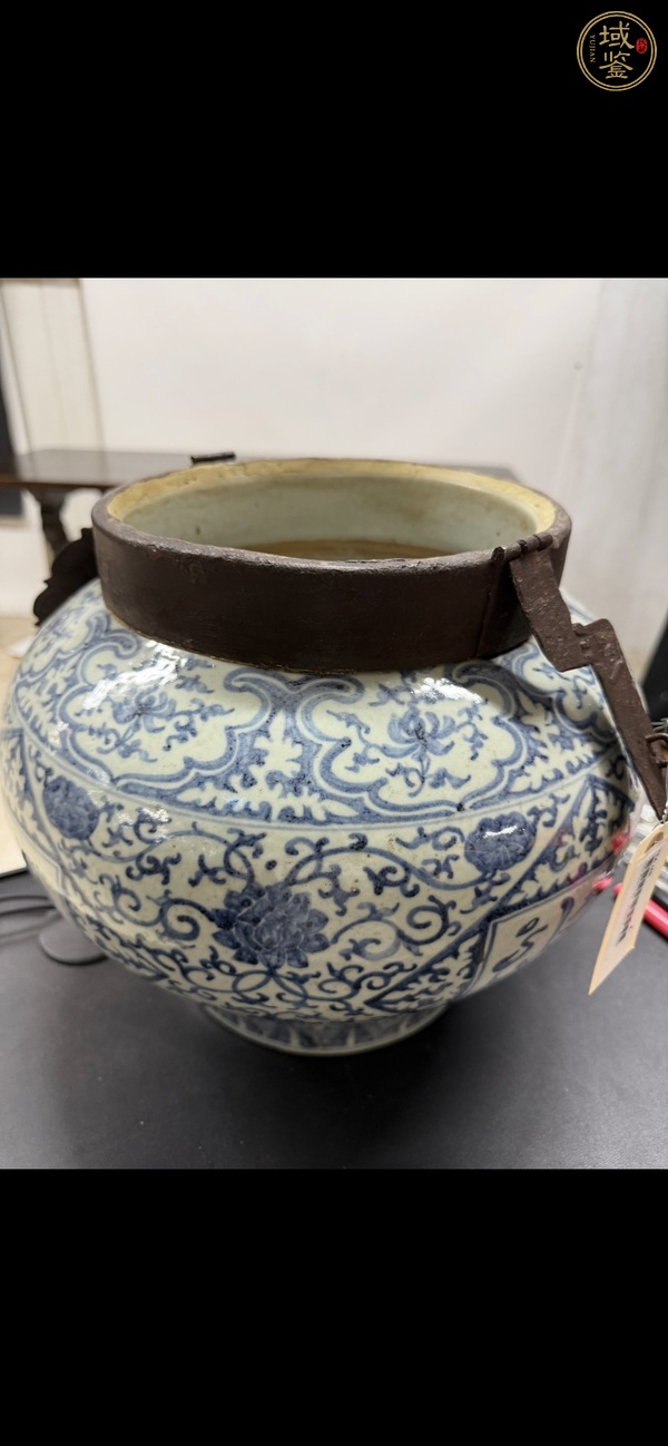 古玩陶瓷青花罐真品鑒賞圖