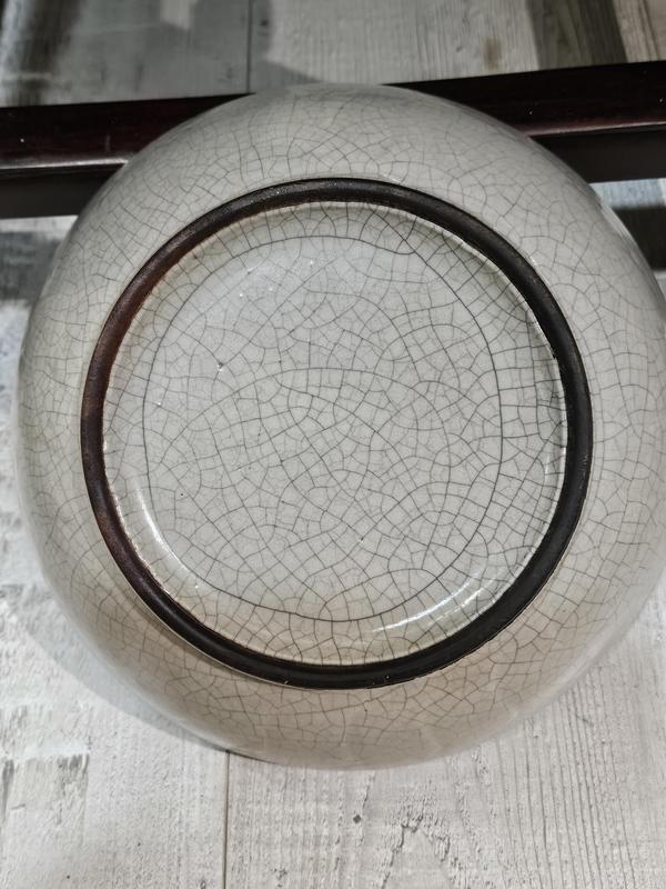 古玩陶瓷哥釉印花蓮瓣紋盤拍賣，當(dāng)前價格8600元