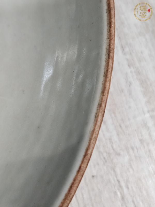 古玩陶瓷蕉葉詩文盤真品鑒賞圖