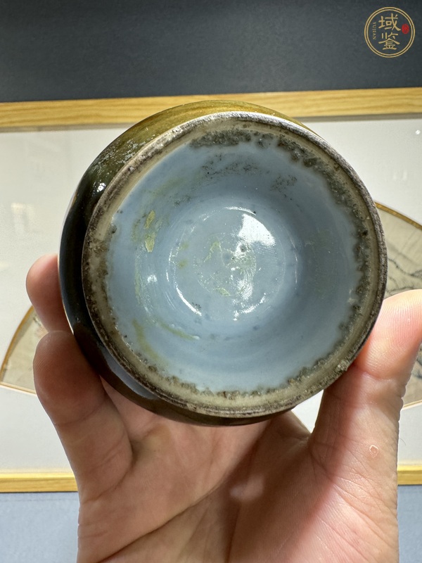 古玩窯變釉錐把瓶真品鑒賞圖