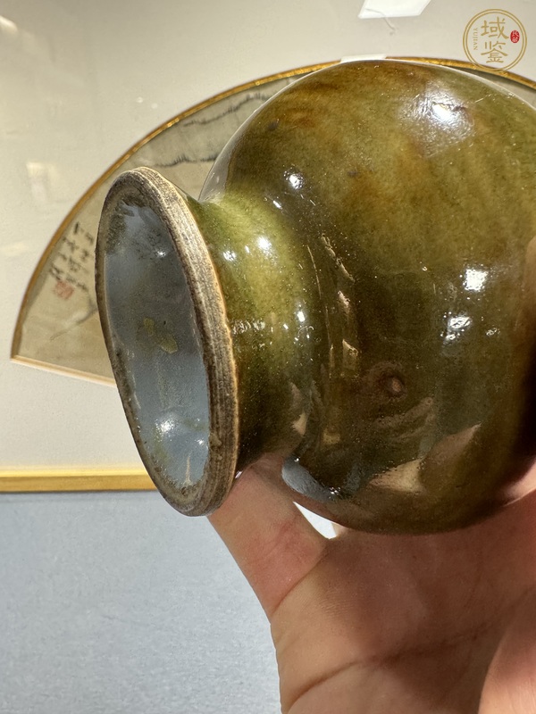古玩陶瓷窯變釉錐把瓶真品鑒賞圖