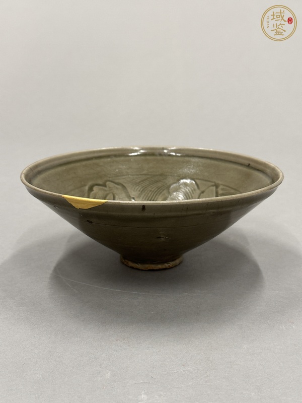 古玩陶瓷金代耀州窯刻花碗真品鑒賞圖
