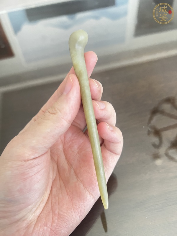 古玩和田玉雕“發(fā)簪”真品鑒賞圖